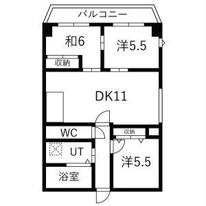 3LDK 間取り図