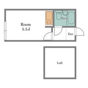 ワンルーム 間取り図