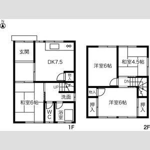 4DK 間取り図