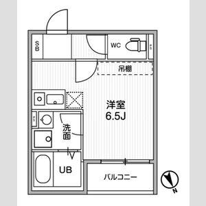 ワンルーム 間取り図