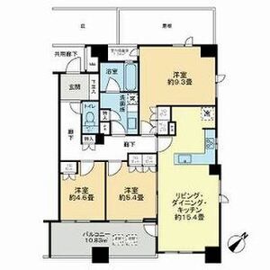 3LDK 間取り図