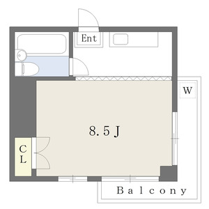 ワンルーム 間取り図