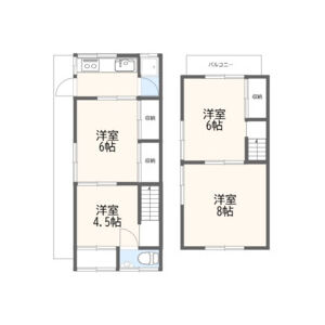 4K 間取り図