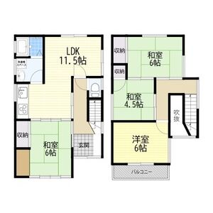4LDK 間取り図