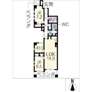 3LDK 間取り図
