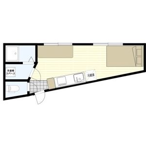 ワンルーム 間取り図