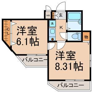 2K 間取り図