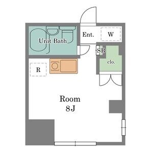 ワンルーム 間取り図