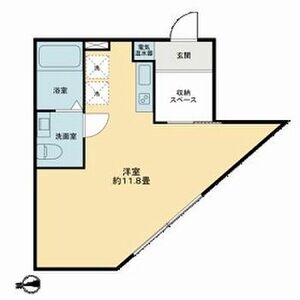 ワンルーム 間取り図