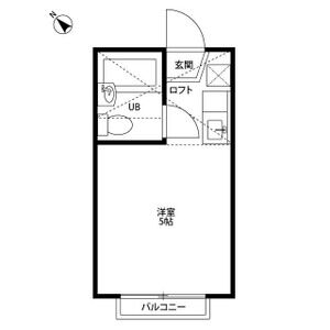 ワンルーム 間取り図