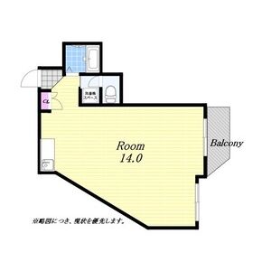 ワンルーム 間取り図