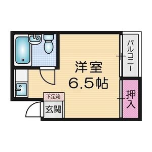 ワンルーム 間取り図