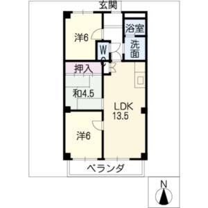 3LDK 間取り図
