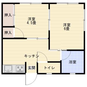2K 間取り図
