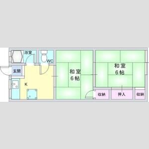 2K 間取り図