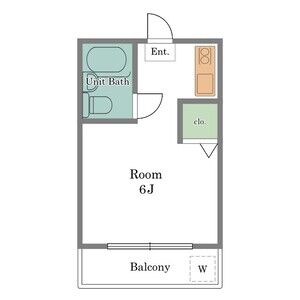 ワンルーム 間取り図