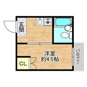 ワンルーム 間取り図