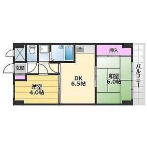 2DK 間取り図