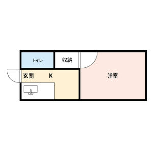 ワンルーム 間取り図