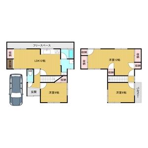 3LDK 間取り図