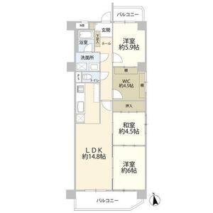 3LDK 間取り図