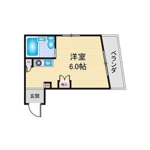 ワンルーム 間取り図