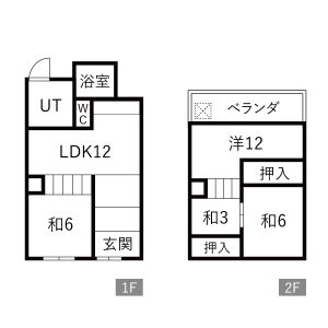 4LDK 間取り図