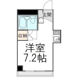 ワンルーム 間取り図