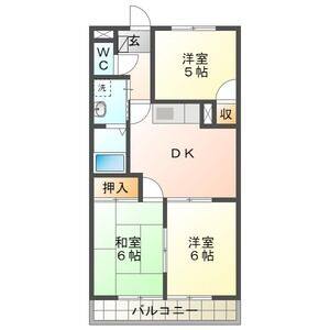 3DK 間取り図
