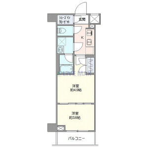 2K 間取り図