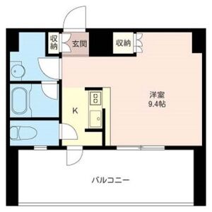 ワンルーム 間取り図