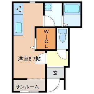 ワンルーム 間取り図