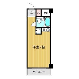 ワンルーム 間取り図