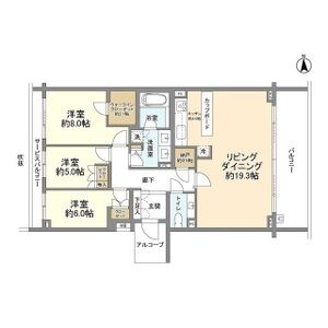 3LDK 間取り図