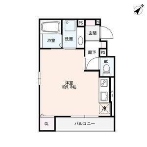 ワンルーム 間取り図
