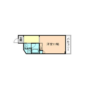 ワンルーム 間取り図