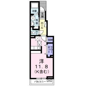 ワンルーム 間取り図