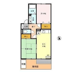 2DK 間取り図