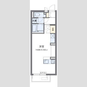 ワンルーム 間取り図