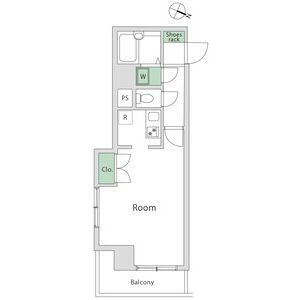 ワンルーム 間取り図