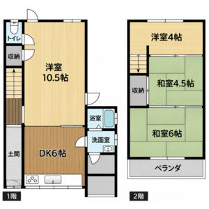3DK 間取り図