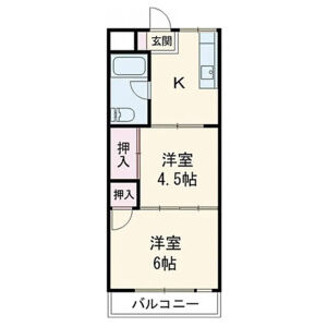 2K 間取り図