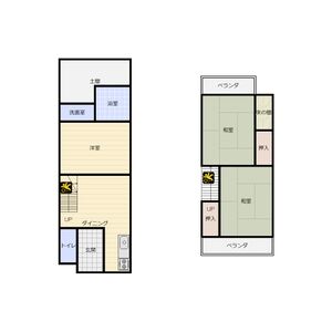 3DK 間取り図