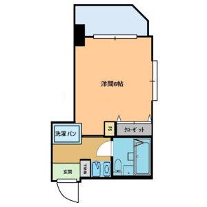 ワンルーム 間取り図
