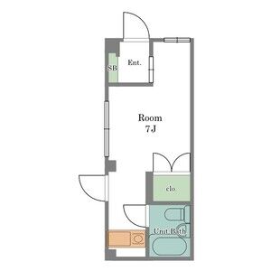 ワンルーム 間取り図