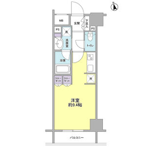 ワンルーム 間取り図