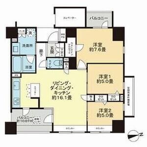 3LDK 間取り図
