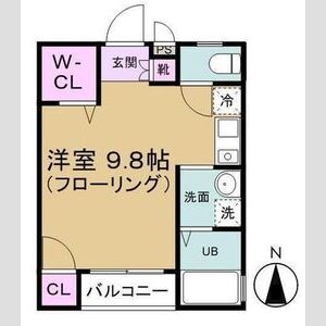 ワンルーム 間取り図