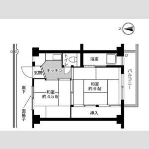 2K 間取り図