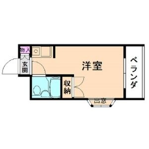 ワンルーム 間取り図